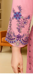 Momina Pink Embroidered Two-Piece Dress