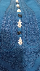 Women’s Zinc Blue Embroidered 2 Piece