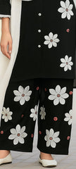 Bilqees Black Embroidered 3-Piece