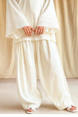 White Diamond Embroidered 3pcs