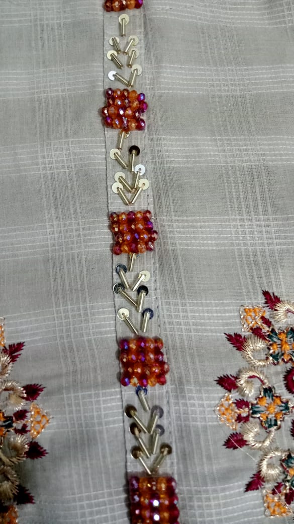 Mahnoor  2-Piece Embroidered Dres