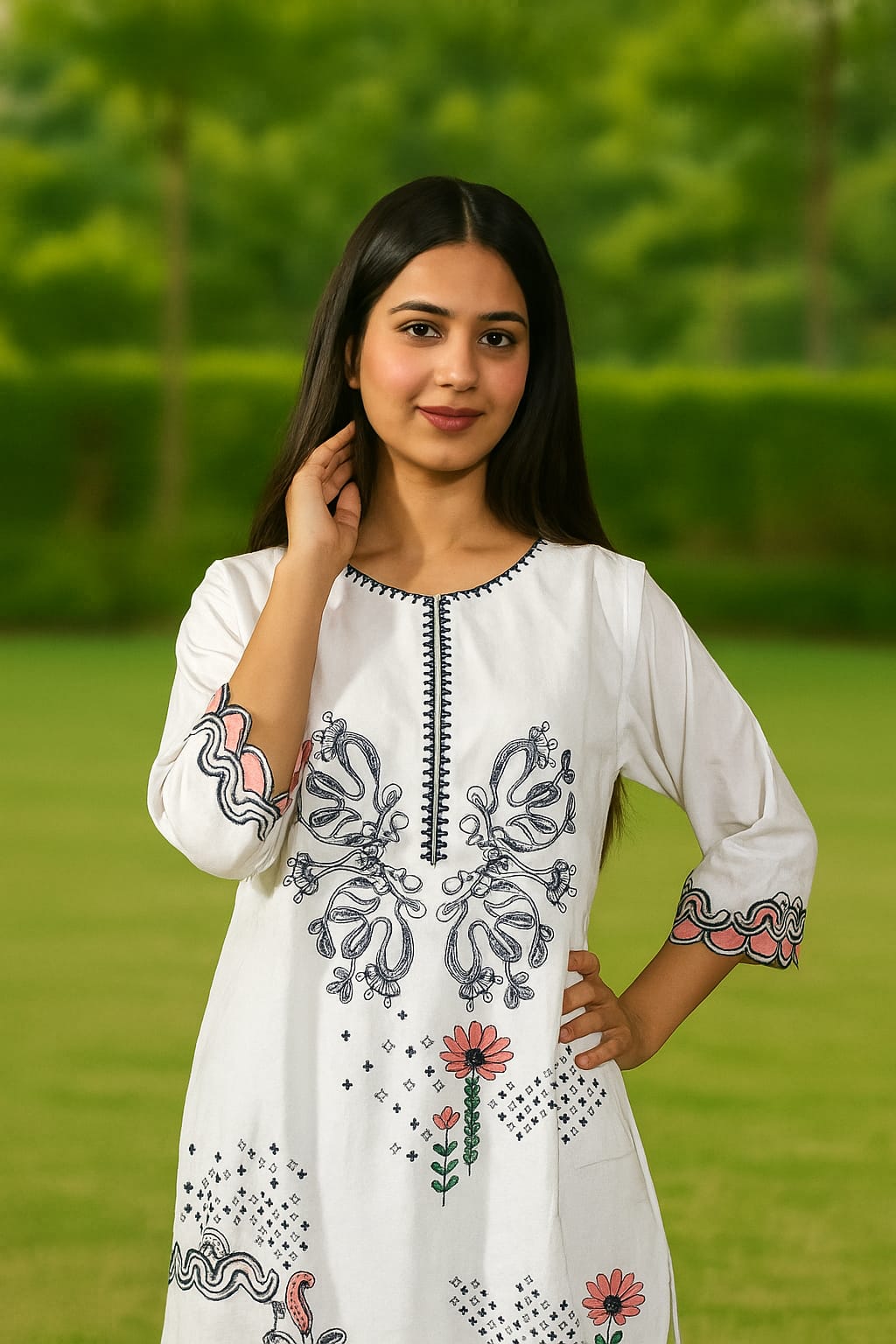 MARIA WHITE 3-Piece Dress